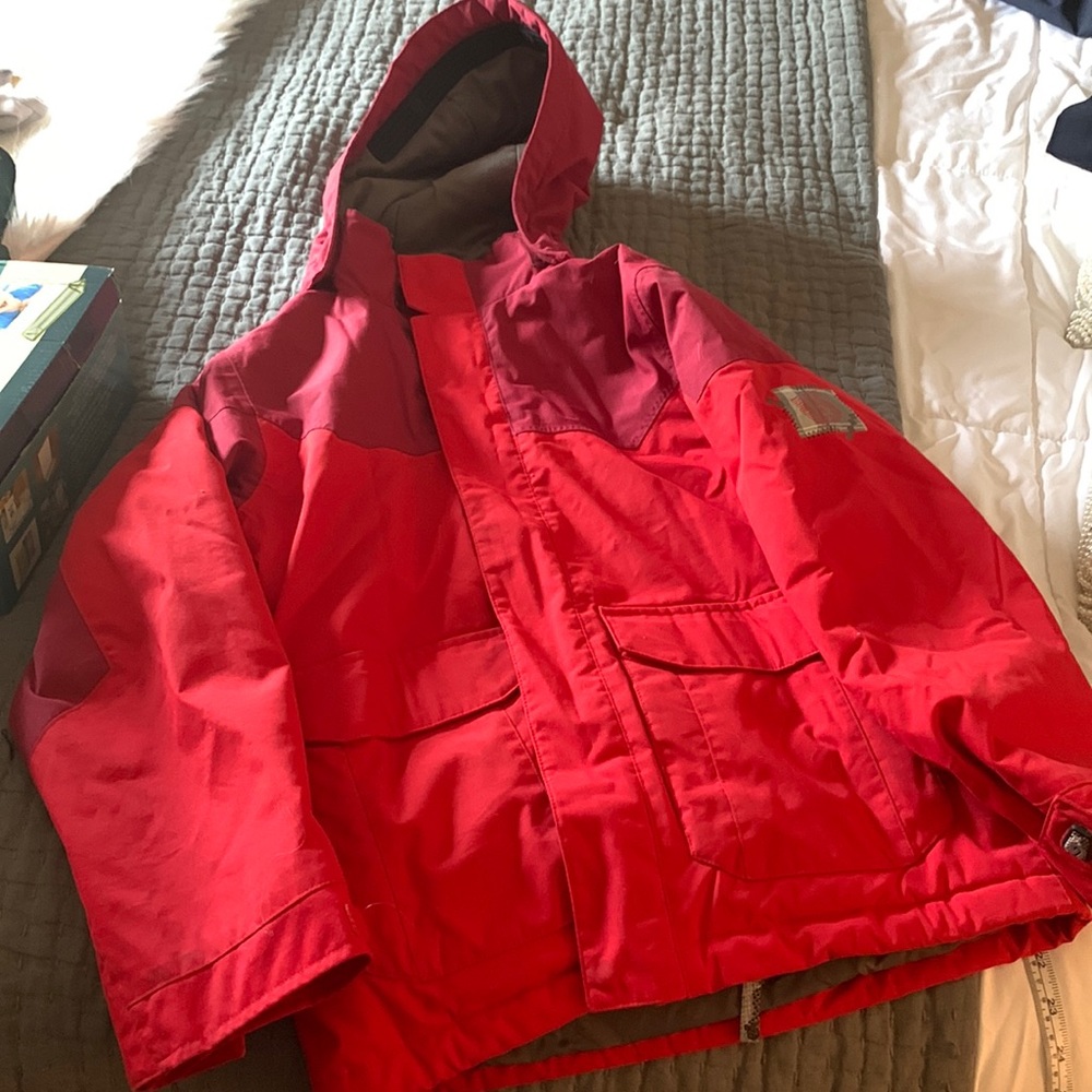 Burton Snowboard/ski coatcoat size 5/6 size 10/12 - large red and maroon